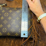 The Western Fringe Junco Crossbody - Vintage Monogram LV