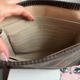 The Swan Crossbody - Vintage Monogram LV in Chocolate Brown