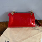 The Junco Shoulder Bag - Upcycled LV Vernis in Rose Pop