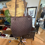 The Albatross Shoulder Bag - Vintage Gucci GG in Chocolate Brown Canvas