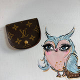 LV Monogram Coin Case