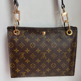 The Swan Crossbody - Vintage Monogram LV in Chocolate Brown