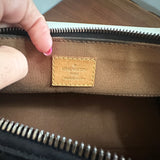 The East/West Crossbody - Vintage Monogram in Black