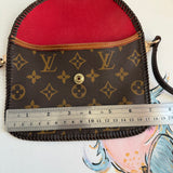 The Falcon Crossbody - Vintage Damier/Monogram Mix in Chocolate