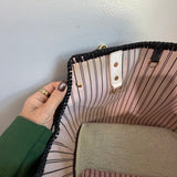 The Dog/Cat Carrier in Vintage LV Monogram (black)