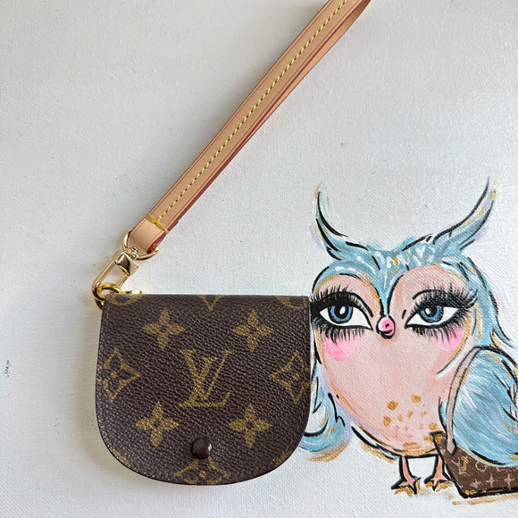 LV Monogram Coin Purse Wristlet