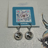 Forest Green/Silver GG Earrings