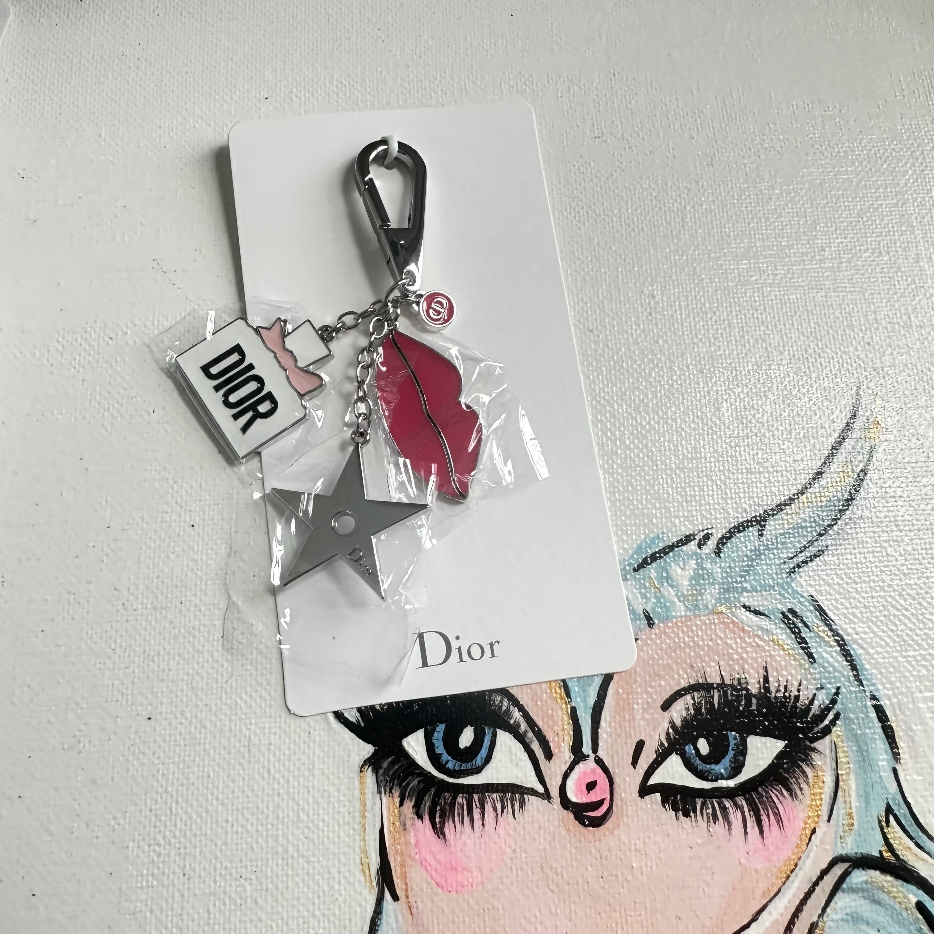 Dior Kiss Me Bag Charm Set