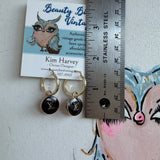 Small LV Charm Earrings