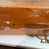 The Smaller Tote Bag - Classic Orange LV with Black Handles (9x7x5)