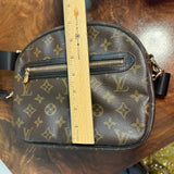 The Cockatiel Crossbody - Vintage LV Monogram in Black