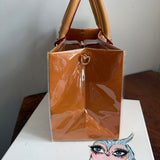 The LV Tote Bag - Special Blue "Louis" on Classic Orange