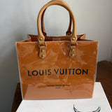 The LV Tote Bag - Special Blue "Louis" on Classic Orange