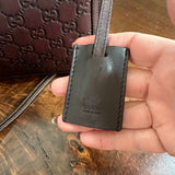The Junco - Vintage Gucci Guccissima Crossbody Bag in Brown