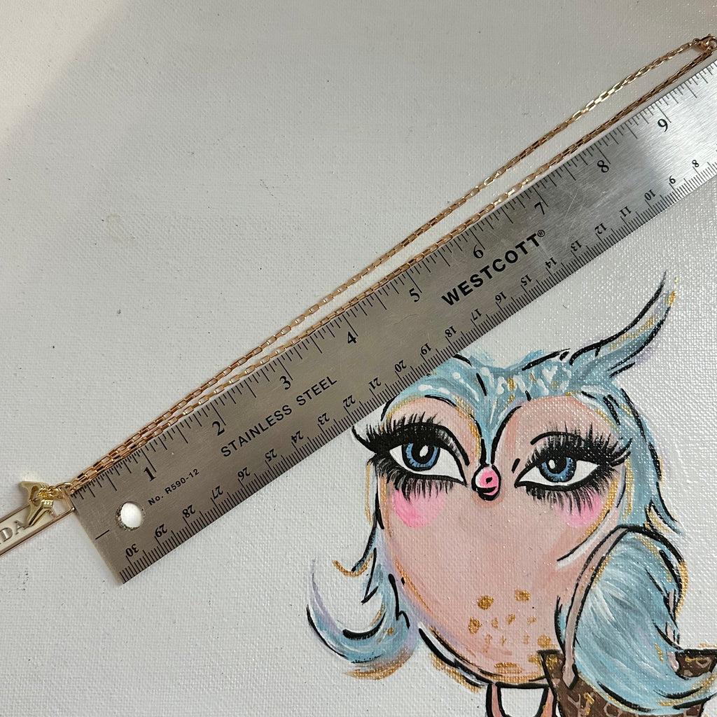 Upcycled Prada Zipper Pull Necklace