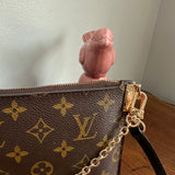 The Chick Crossbody - Upcycled LV in Monogram