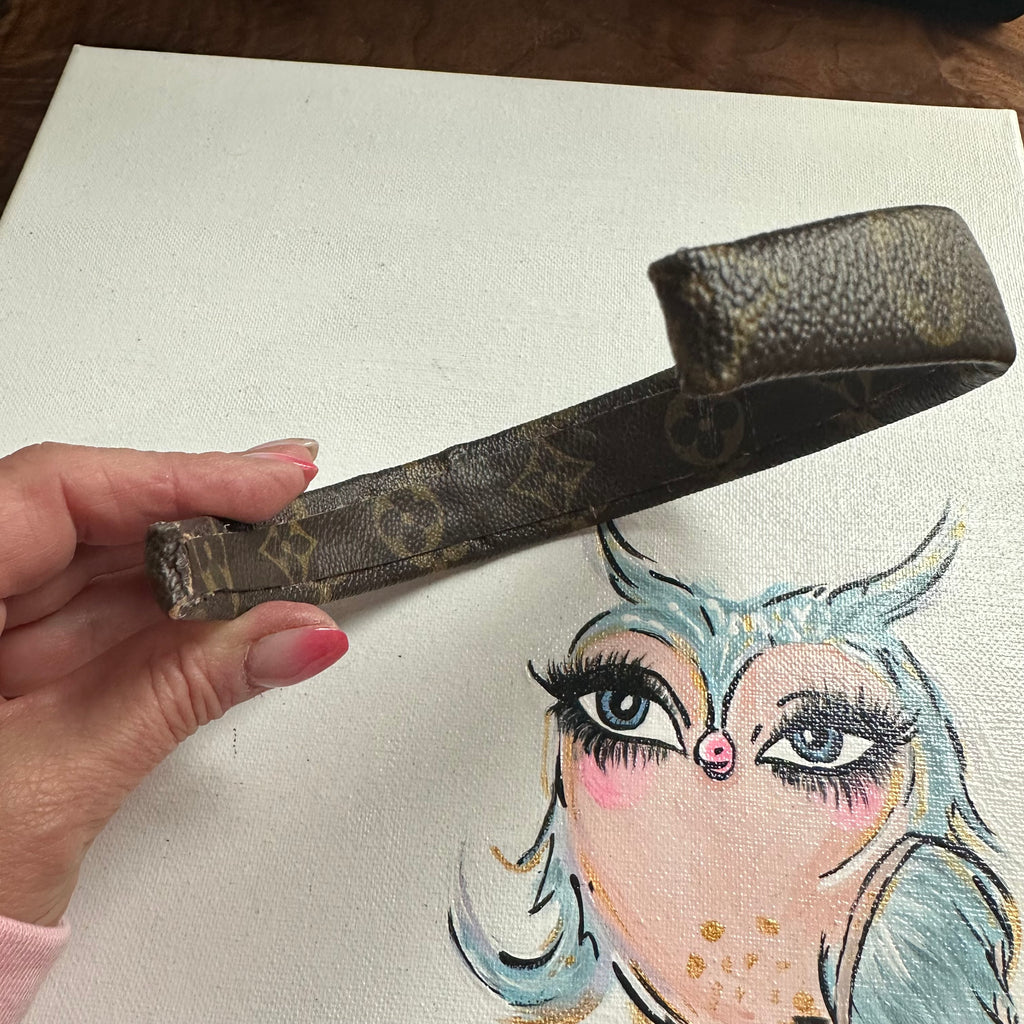 Upcycled LV Headbands