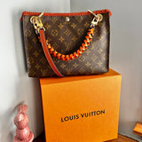 The Swan Crossbody - Vintage Monogram in Whiskey