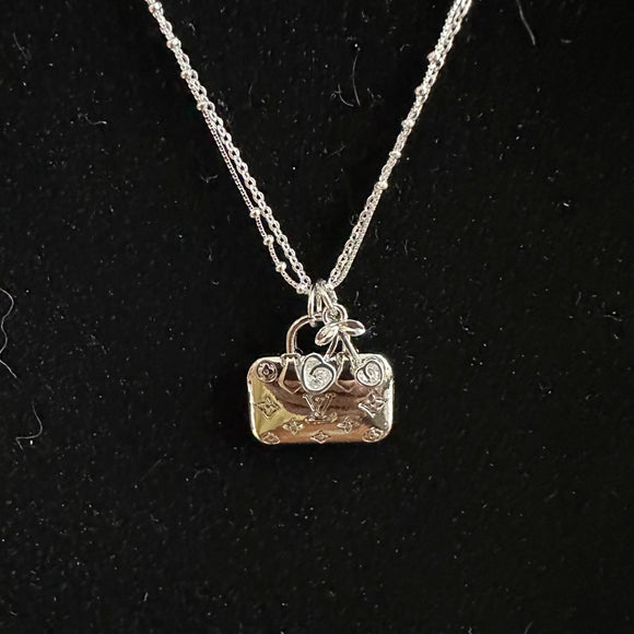Repurposed LV Necklace
