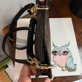 The Swan Crossbody - Vintage LV Monogram in Black