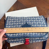 The Peacock Messenger - Gucci Canvas in Blue & Red