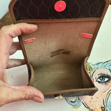 The Junco Wristlet - Vintage Honeycomb Dior