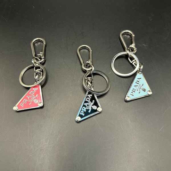 Silver Prada Bag Tag Charm/Keychain – Beauty Bird Vintage