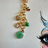 Upcycled LV Bag Charm Sets