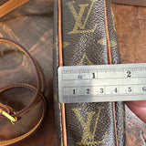 The Junco Crossbody Bag - Vintage Monogram in Tan