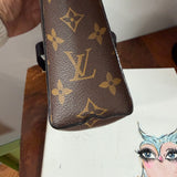 The Swan Crossbody - Upcycled Vintage LV Monogram in Black