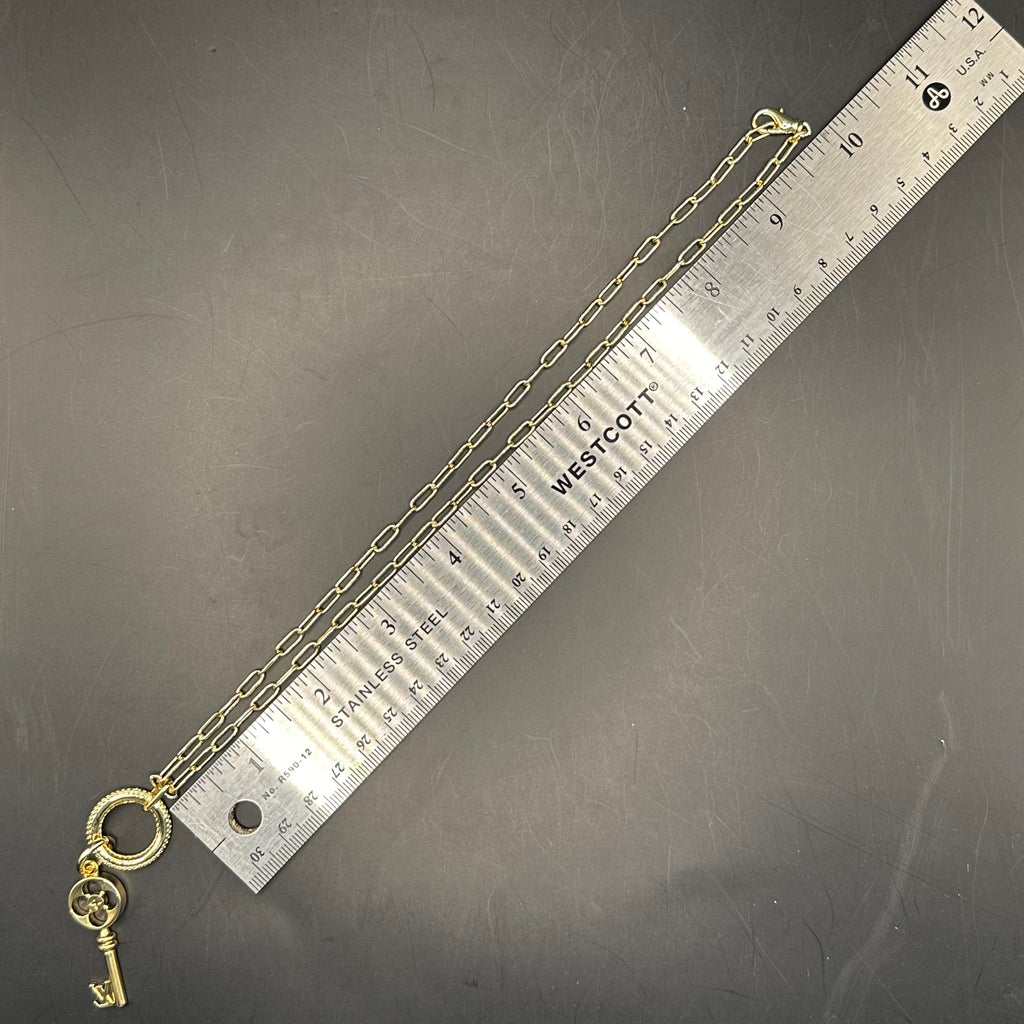 Repurposed Louis Vuitton Necklace