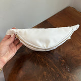 White Nylon Prada Tag Sling/Fanny Bag