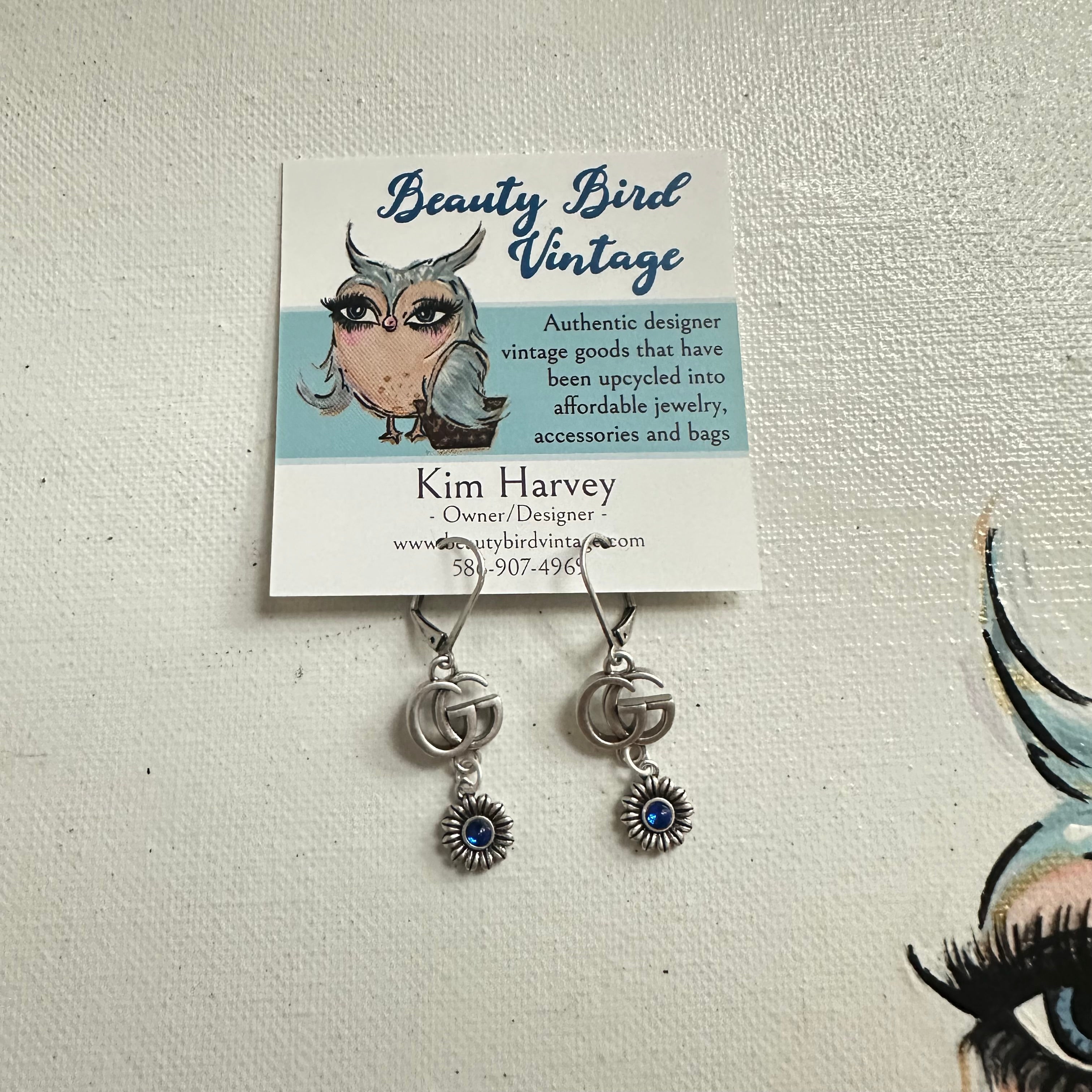 Upcycled Gucci Earrings