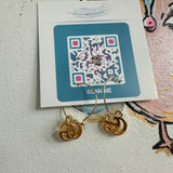 Upcycled Gold Gucci GG Earrings