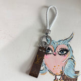 Upcycled Louis Vuitton Key Chain / Bag Charm