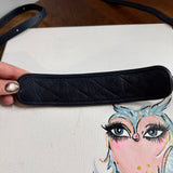 The Peacock Crossbody - Vintage Suede Jimmy Choo in Navy