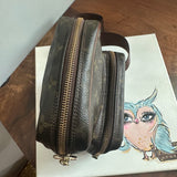 The Parrot Crossbody - Monogram in Brown