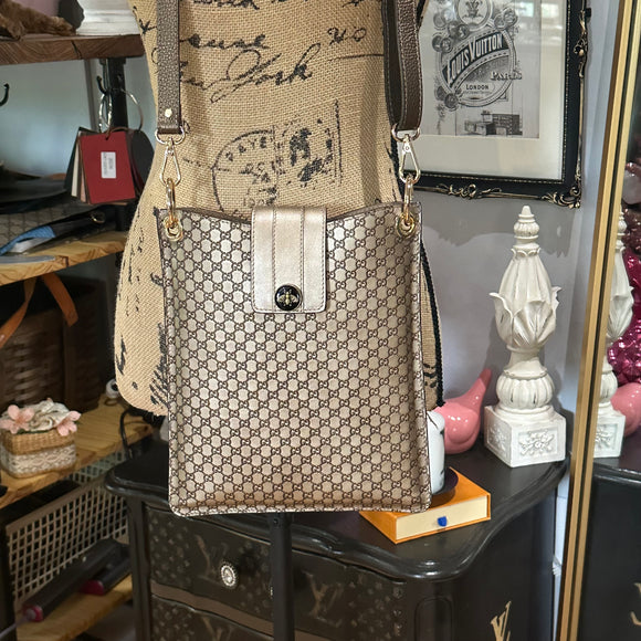 The Swan Messenger - Vintage Gucci in Golden Bronze