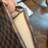 The Swan Crossbody - Vintage Damier Centenaire in Brown