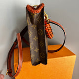 The Swan Crossbody - Vintage Monogram in Whiskey