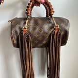 The Mallard Handbag - Vintage LV in Monogram with Fringe