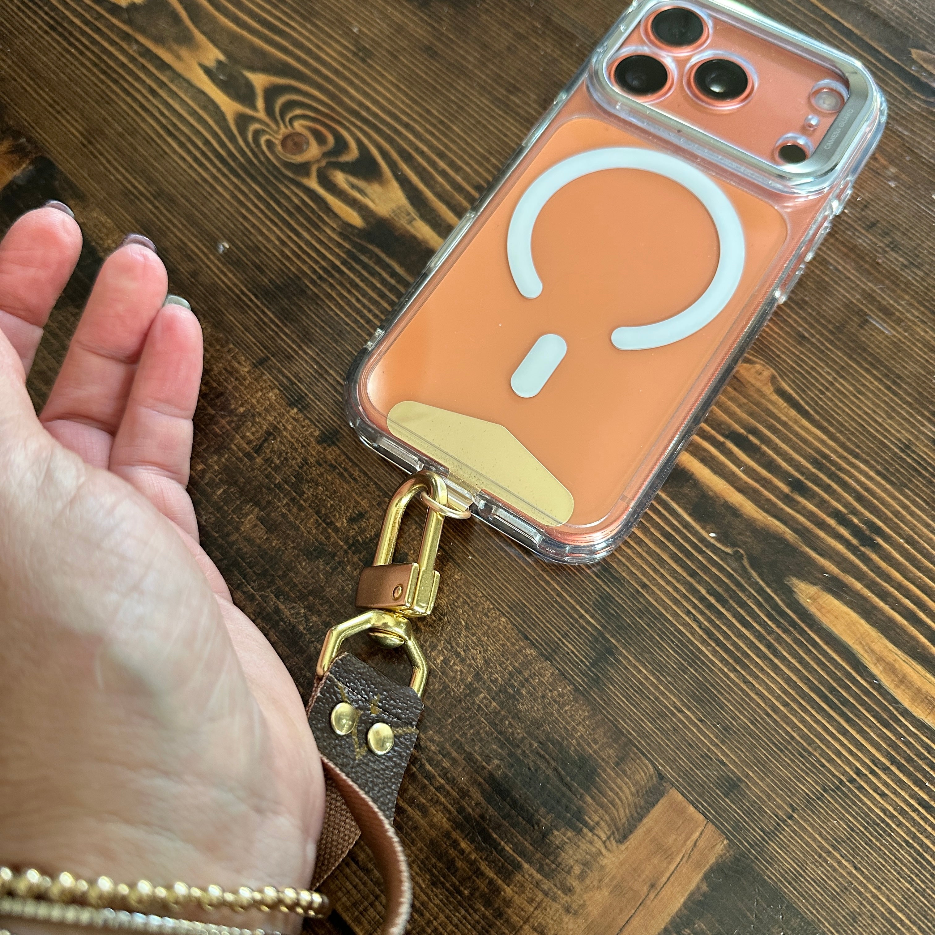 Cellphone Wristlet with LV Monogram