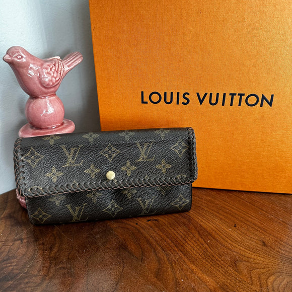 Repurposed/Upcycled Louis Vuitton clear Monogram crossbody – NH