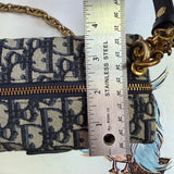 The Junco Crossbody - Dior Trotter Canvas in Navy (with TWO straps!)