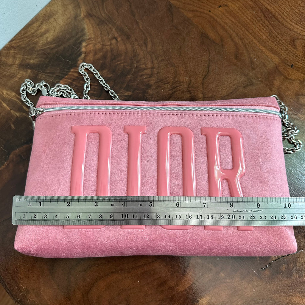 The Junco Crossbody Bag - Pink Suede in Dior