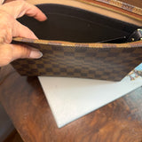 The Swan Crossbody - Vintage Damier Centenaire in Brown