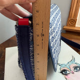 The Peacock Messenger - Gucci Canvas in Blue & Red