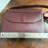 The Junco Crossbody - Vintage Cartier in Bordeaux
