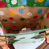 The LV Tote Bag - Special Green Yayoi Kusama Collection