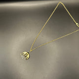 Gucci Bee Necklace - Matte Gold-Filled Rolo Chain